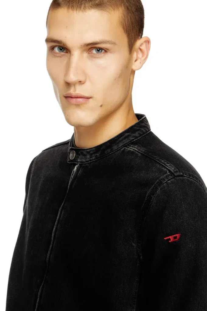 d-glory Jachetă moto din denim curat d-glory Jachetă moto din denim curat