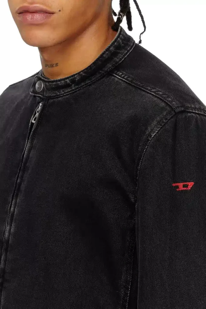 d-glory Jachetă moto din denim curat d-glory Jachetă moto din denim curat