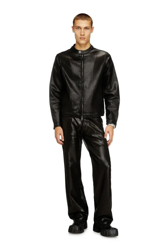 d-glory jogg Jachetă moto din JoggJeans cu strat lucios