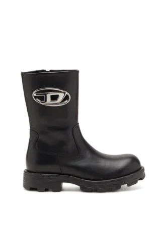 d-hammer bkr d w Cizme D-Hammer-Biker din piele lucioasă