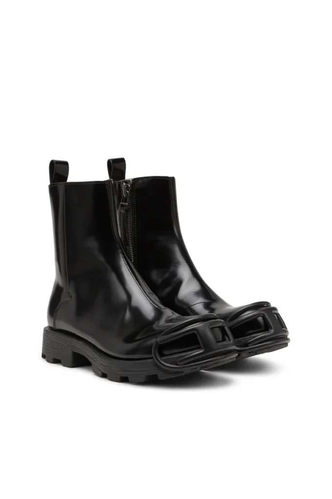 d-hammer bt zip d Cizme Chelsea din piele D-Hammer cu vârf oval D