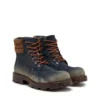 d-hammer lace up w Ghete D-Hammer-Combat din denim și piele întoarsă