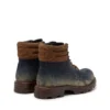 d-hammer lace up w Ghete D-Hammer-Combat din denim și piele întoarsă