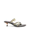 d-havanna kittie D-Havanna Kittie-Mule din denim franjurat cu cristale d-havanna kittie D-Havanna Kittie-Mule din denim franjurat cu cristale