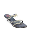 d-havanna kittie D-Havanna Kittie-Mule din denim franjurat cu cristale d-havanna kittie D-Havanna Kittie-Mule din denim franjurat cu cristale