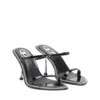 d-havanna sdl D-Havanna-Mule cu bretele din lac cu cristale