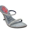 d-havanna sdl D-Havanna-Mule cu toc din denim cu cristale d-havanna sdl D-Havanna-Mule cu toc din denim cu cristale
