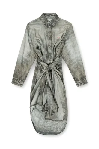 d-iletta Rochie tip fustă din viscoză cu aspect denim d-iletta Rochie tip fustă din viscoză cu aspect denim