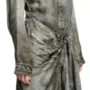 d-iletta Rochie tip fustă din viscoză cu aspect denim d-iletta Rochie tip fustă din viscoză cu aspect denim