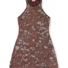 d-ilmy Rochie din jersey distrus d-ilmy Rochie din jersey distrus