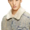 d-ivar-s Jachetă din denim jacquard cu fir plutitor d-ivar-s Jachetă din denim jacquard cu fir plutitor