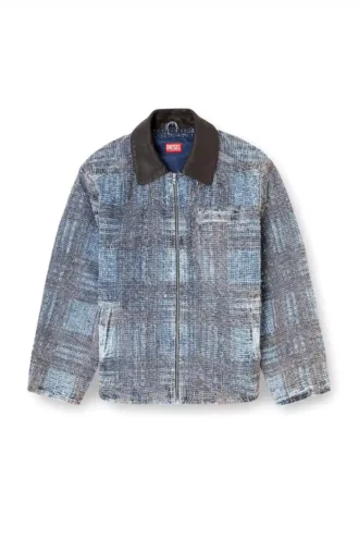 d-ivar-s1 Jachetă din denim bouclé cu imprimeu grafic