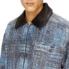 d-ivar-s1 Jachetă din denim bouclé cu imprimeu grafic