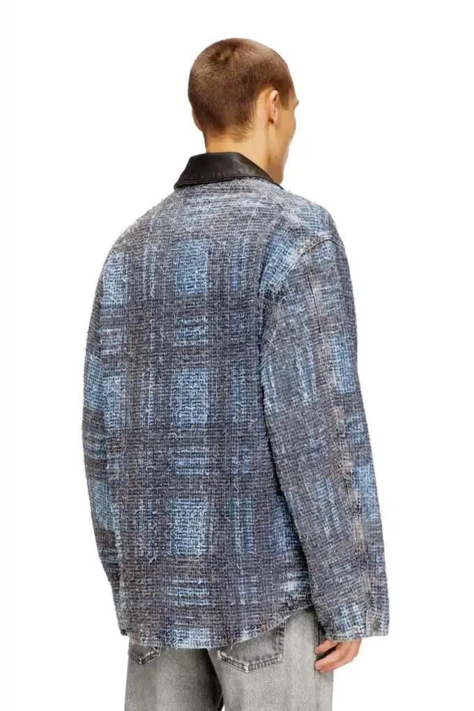 d-ivar-s1 Jachetă din denim bouclé cu imprimeu grafic