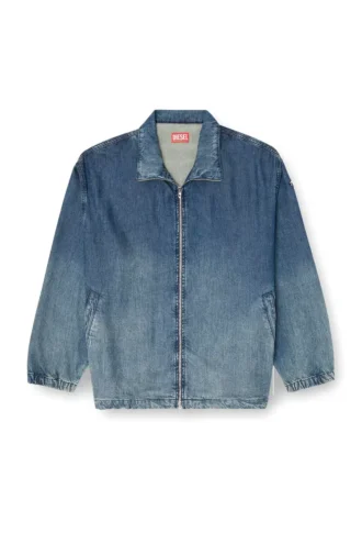d-krap-s6 Jachetă cu fermoar din denim fluid