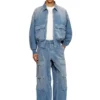 d-kurz Jachetă din denim colorat în model herringbone d-kurz Jachetă din denim colorat în model herringbone