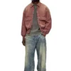 d-kurz Jachetă din denim colorat în model herringbone d-kurz Jachetă din denim colorat în model herringbone