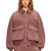 d-kurz Jachetă din denim colorat în model herringbone d-kurz Jachetă din denim colorat în model herringbone