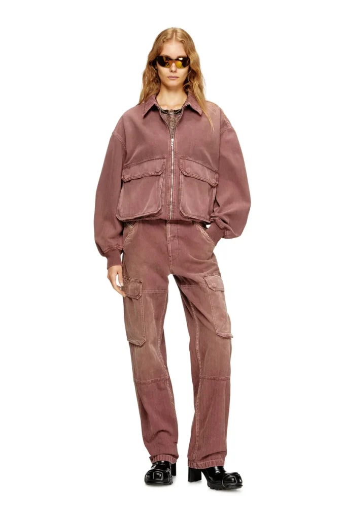 d-kurz Jachetă din denim colorat în model herringbone d-kurz Jachetă din denim colorat în model herringbone