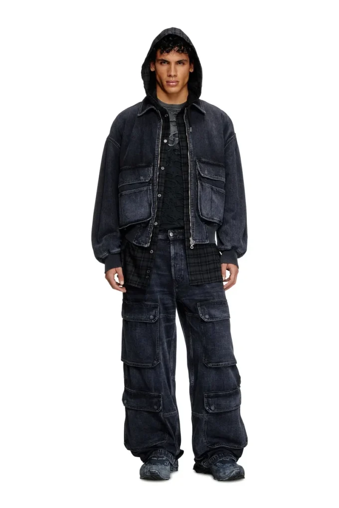 d-kurz Jachetă din denim cu țesătură batavia d-kurz Jachetă din denim cu țesătură batavia