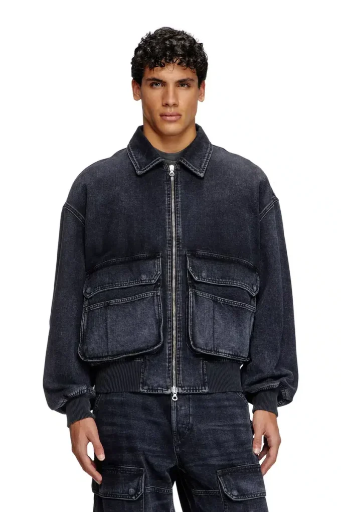 d-kurz Jachetă din denim cu țesătură batavia d-kurz Jachetă din denim cu țesătură batavia