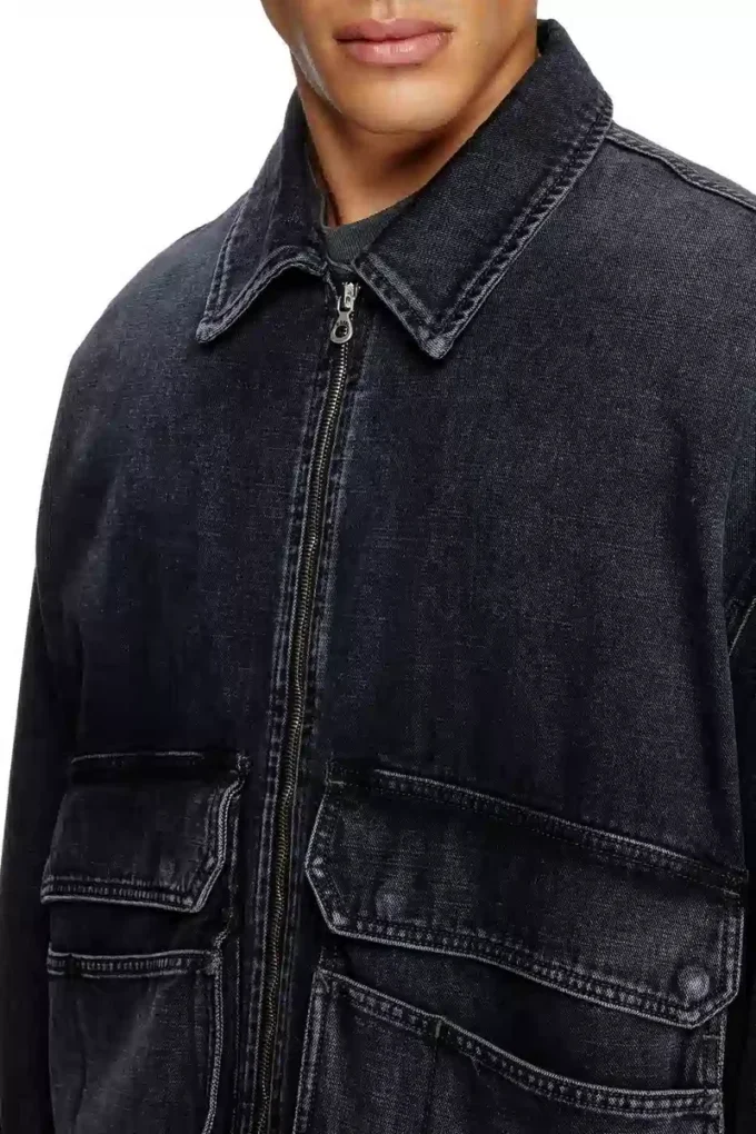 d-kurz Jachetă din denim cu țesătură batavia d-kurz Jachetă din denim cu țesătură batavia