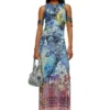 d-leele Rochie din tricou distrus cu imprimeu poster d-leele Rochie din tricou distrus cu imprimeu poster