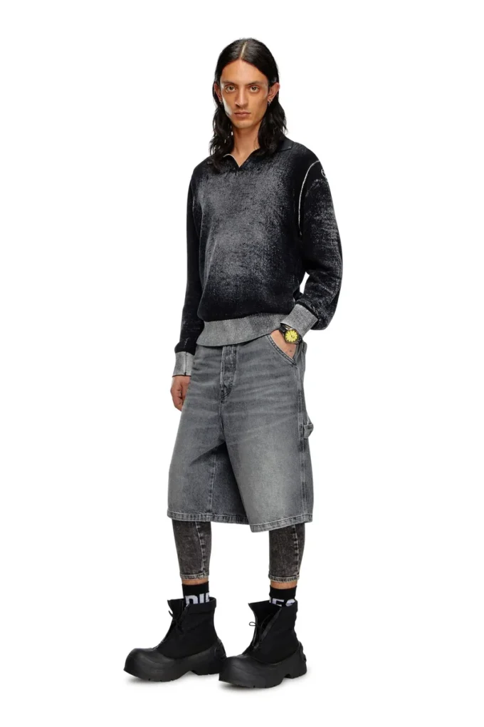 d-livery-short Pantaloni scurți utilitari din denim de cânepă d-livery-short Pantaloni scurți utilitari din denim de cânepă