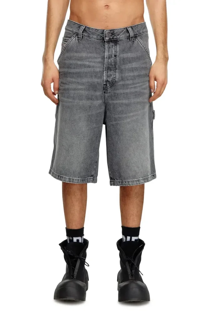 d-livery-short Pantaloni scurți utilitari din denim de cânepă d-livery-short Pantaloni scurți utilitari din denim de cânepă