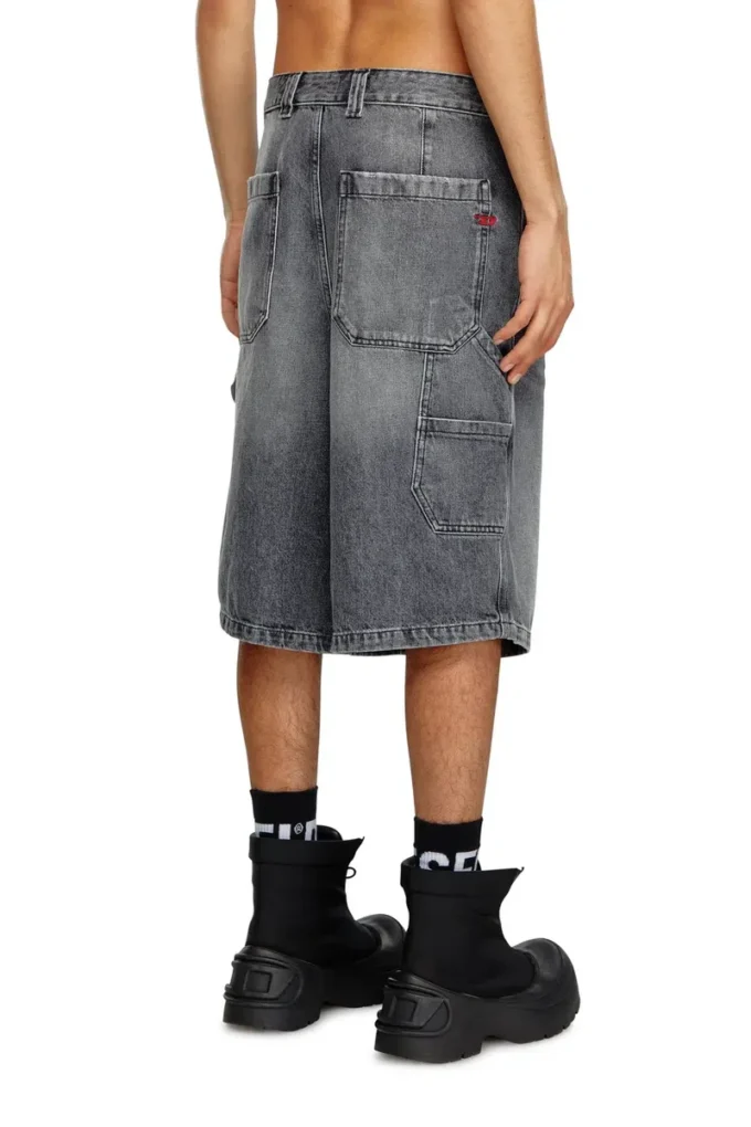 d-livery-short Pantaloni scurți utilitari din denim de cânepă d-livery-short Pantaloni scurți utilitari din denim de cânepă