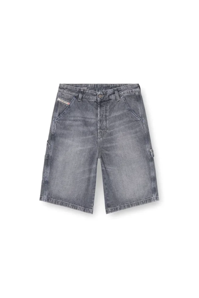 d-livery-w-short Pantaloni scurți din denim cu croială lejeră d-livery-w-short Pantaloni scurți din denim cu croială lejeră