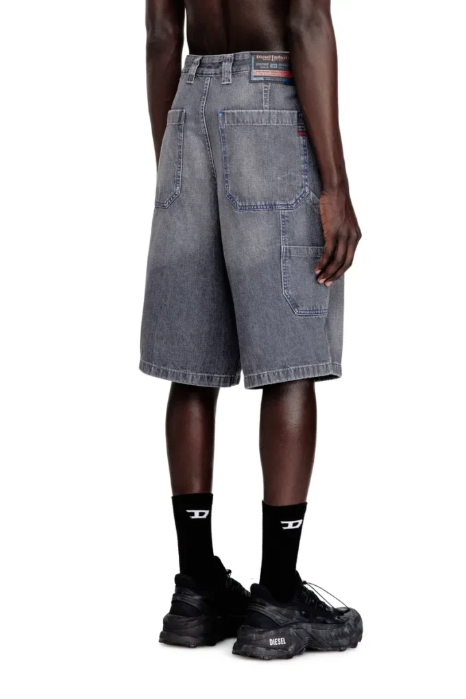 d-livery-w-short Pantaloni scurți din denim cu croială lejeră d-livery-w-short Pantaloni scurți din denim cu croială lejeră