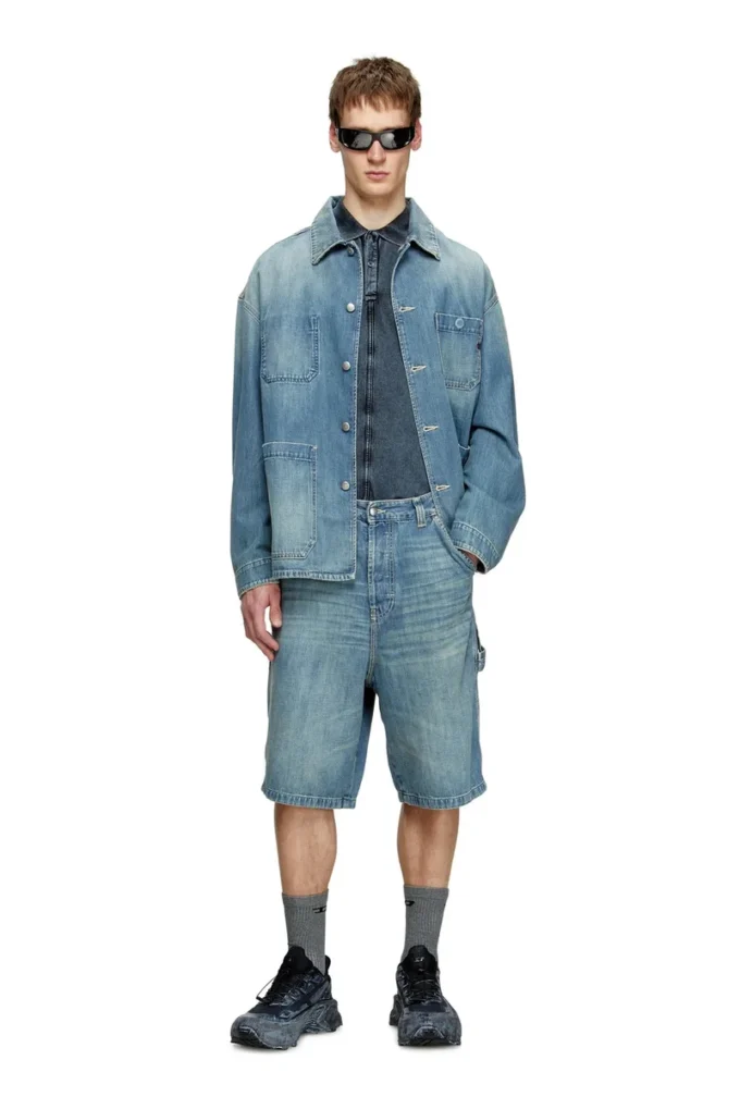 d-livery-w-short Pantaloni scurți din denim în stil utilitar d-livery-w-short Pantaloni scurți din denim în stil utilitar