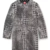 d-lot-fsh Palton din denim jacquard Prince of Wales d-lot-fsh Palton din denim jacquard Prince of Wales