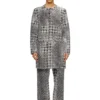 d-lot-fsh Palton din denim jacquard Prince of Wales d-lot-fsh Palton din denim jacquard Prince of Wales