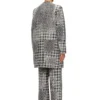 d-lot-fsh Palton din denim jacquard Prince of Wales d-lot-fsh Palton din denim jacquard Prince of Wales