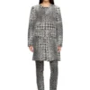 d-lot-fsh Palton din denim jacquard Prince of Wales d-lot-fsh Palton din denim jacquard Prince of Wales