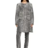d-lot-fsh Palton din denim jacquard Prince of Wales d-lot-fsh Palton din denim jacquard Prince of Wales