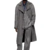 d-matthew-s Trench din denim cu imprimeu d-matthew-s Trench din denim cu imprimeu