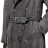 d-matthew-s Trench din denim cu imprimeu d-matthew-s Trench din denim cu imprimeu