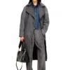 d-matthew-s Trench din denim cu imprimeu d-matthew-s Trench din denim cu imprimeu