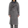 d-matthew-s Trench din denim cu imprimeu d-matthew-s Trench din denim cu imprimeu