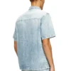 d-nabil-s4 Cămașă de bowling din denim marmorat d-nabil-s4 Cămașă de bowling din denim marmorat