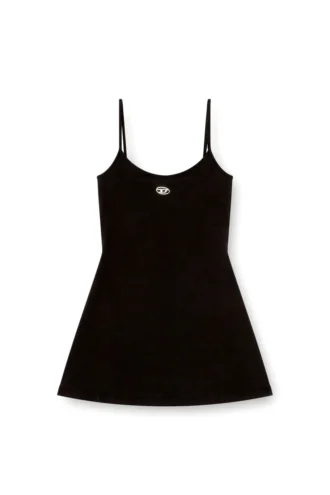 d-newhop-od Rochie mini din bumbac cu logo Oval D