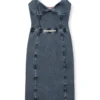 d-ony Rochie midi din jersey cu aspect denim d-ony Rochie midi din jersey cu aspect denim