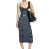 d-ony Rochie midi din jersey cu aspect denim d-ony Rochie midi din jersey cu aspect denim