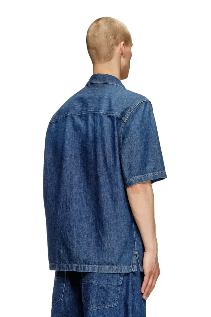 d-paroshort Cămașă de bowling din denim d-paroshort Cămașă de bowling din denim