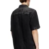 d-paroshort Cămașă de bowling din denim Tencel d-paroshort Cămașă de bowling din denim Tencel