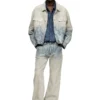 d-ranger Jachetă trucker din denim jacquard Prince of Wales