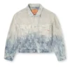 d-ranger Jachetă trucker din denim jacquard Prince of Wales
